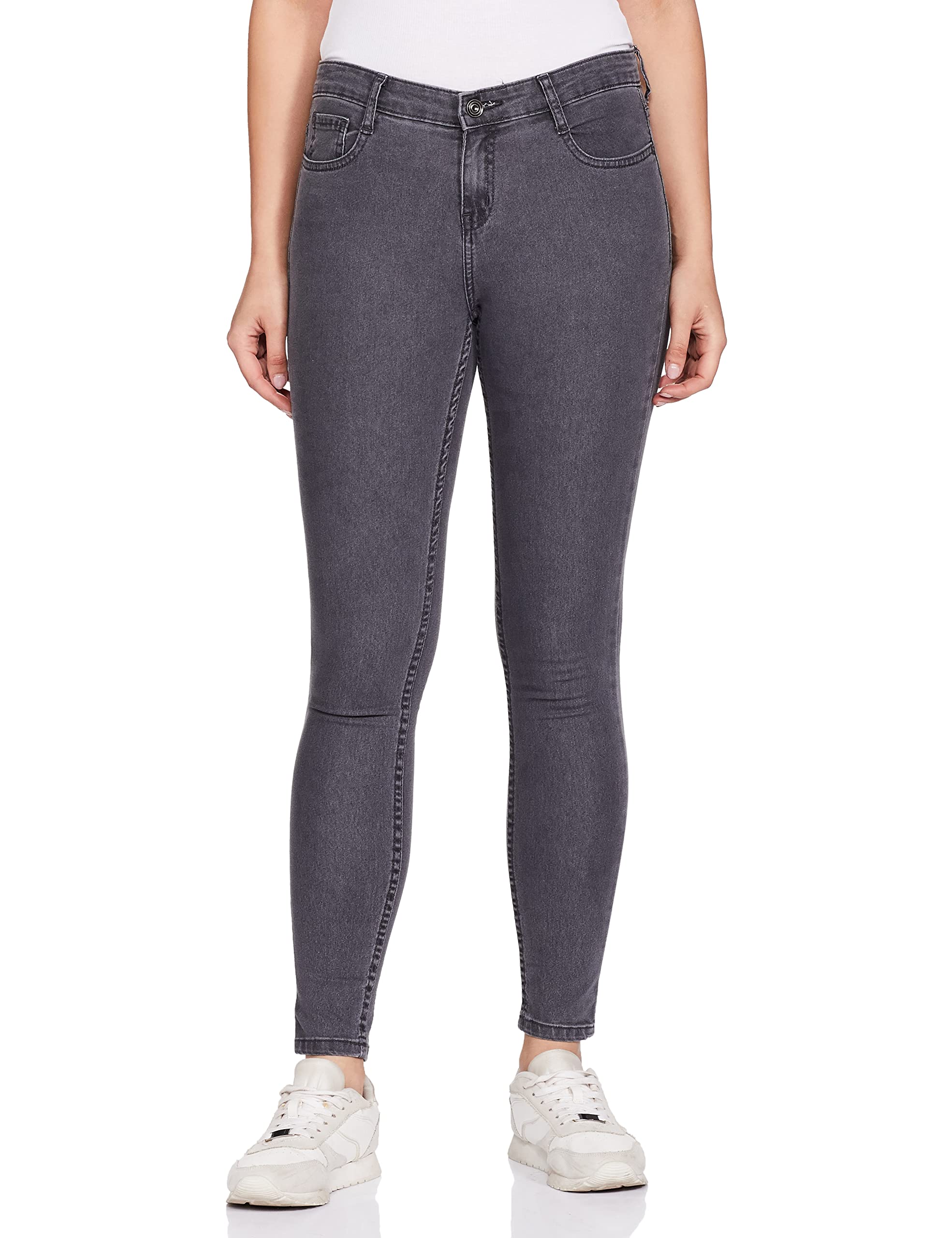 MaxWomen's Solid Skinny Fit Jeans