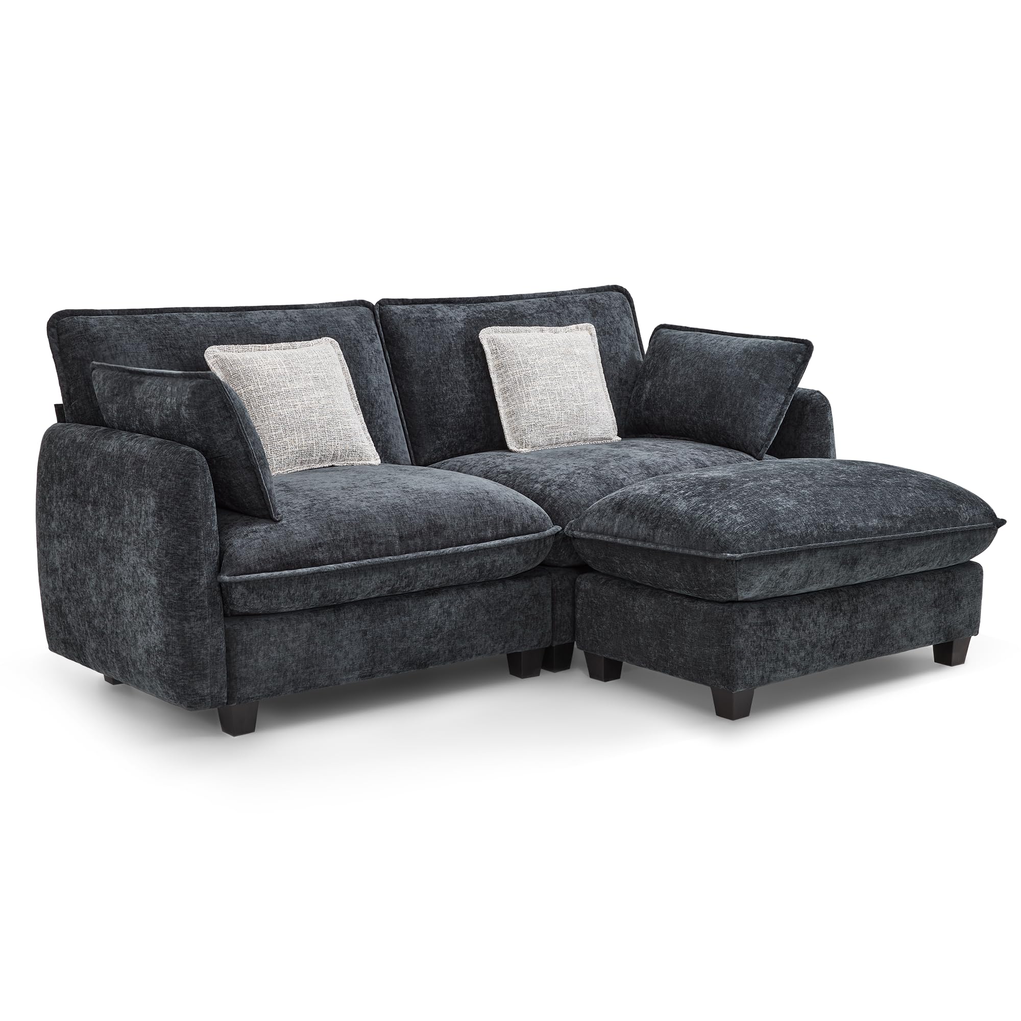 MCombo Oversized Modular Sectional Sofa FSC Certified L Shaped Cloud Sectional Couches for Living Room Deep Seat Modular