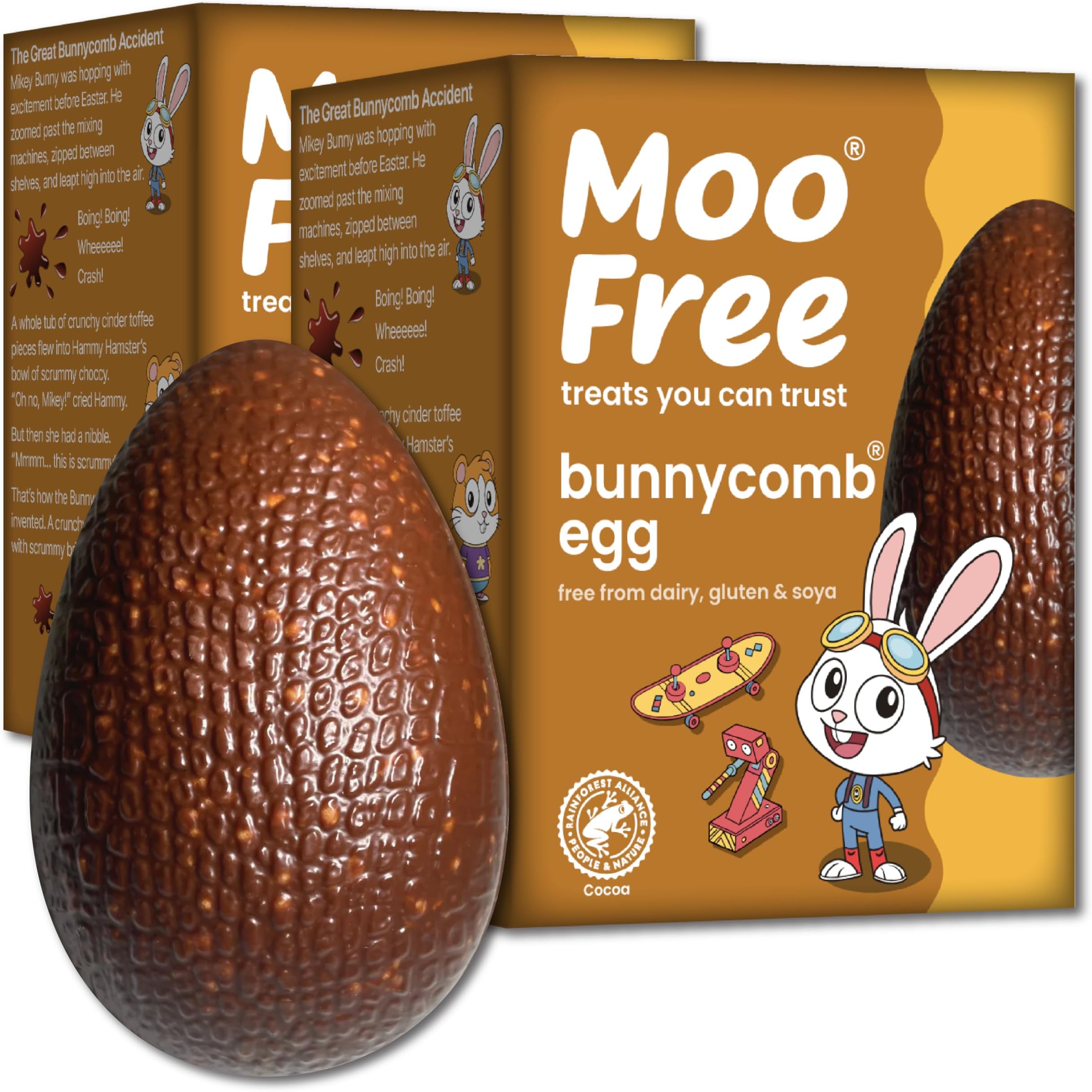Bunnycomb Egg + An Egg-Citing Surprise 95g (Pack of 2)