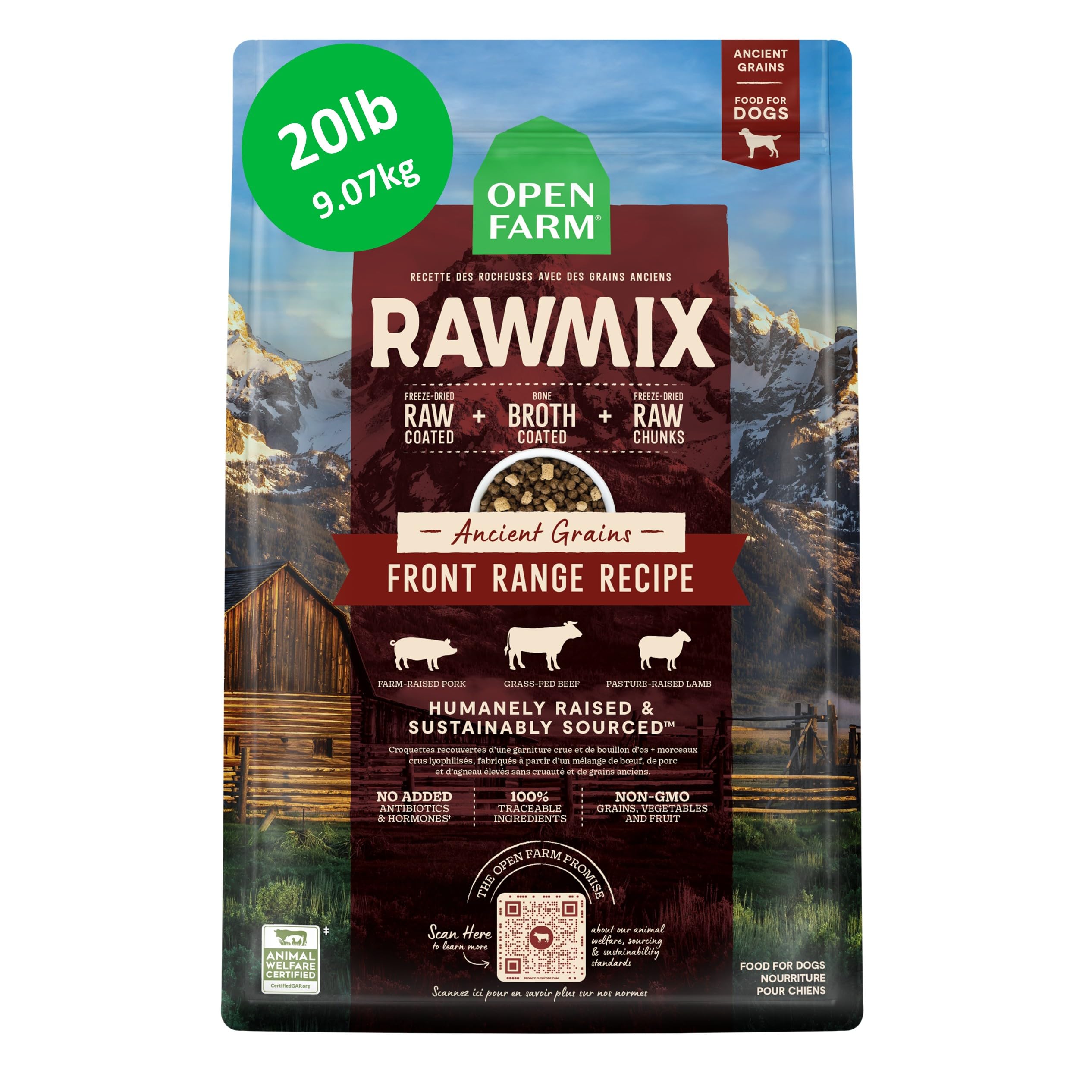 Open Farm RawMix Front Range Recipe