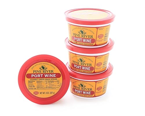 Pine River Cheese Spreads 4-Pack | Port Wine | (4)