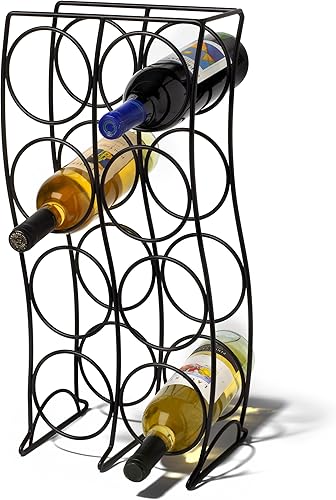 Miniatura 9 de Spectrum Diversified Townhouse Rack encimera organizador de cocina y almacenamiento de botellas de vino perfecto para bodega y organización de bar