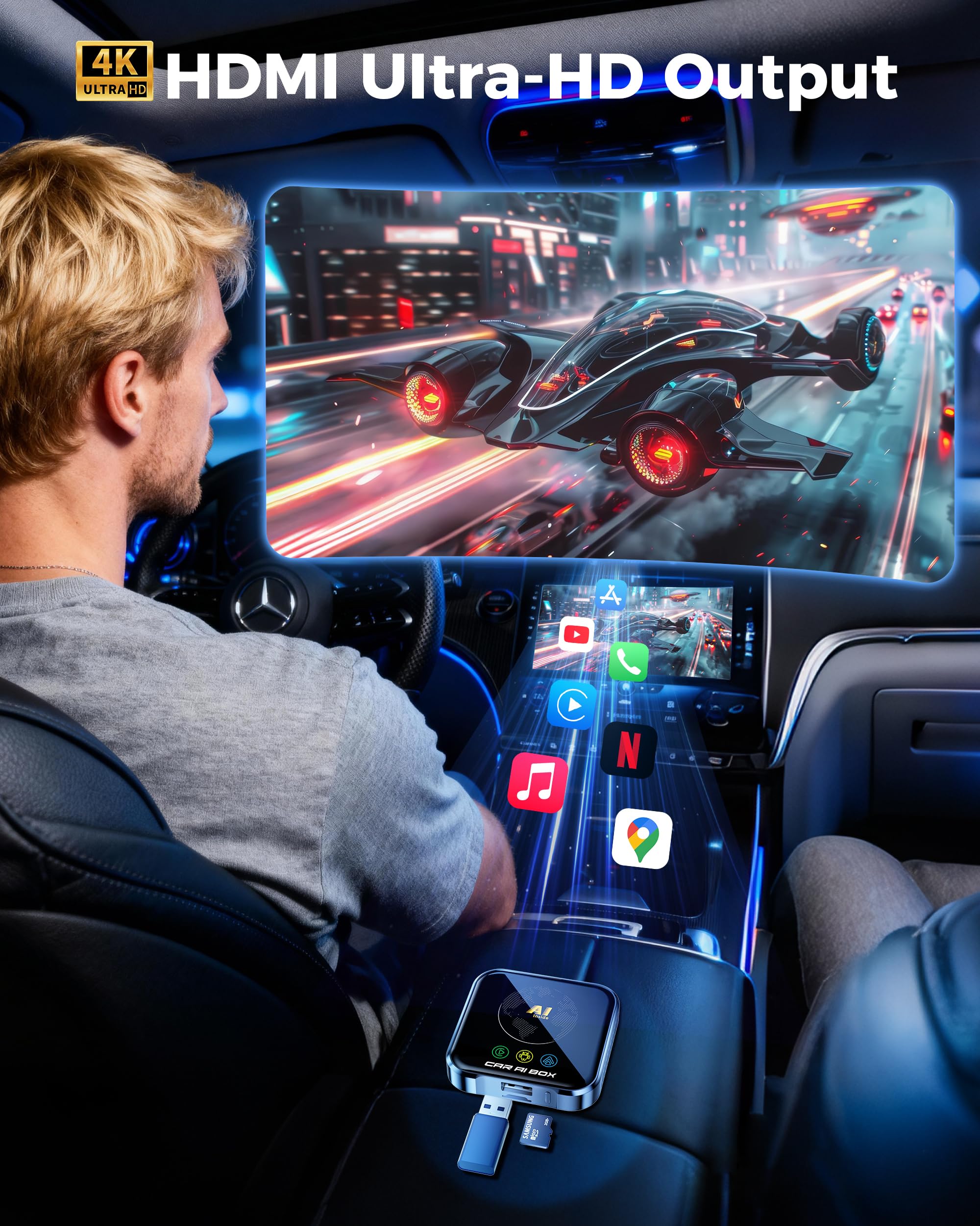 Amazon.com: ZYW Magic AI Box Wireless CarPlay Adapter, Fast Car Amazon.com: ZYW Magic AI Box Wireless CarPlay Adapter, Fast Car