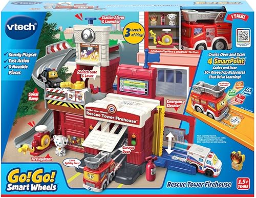 Miniatura 7 de VTech Go! Go! Smart Wheels Rescue Tower Firehouse