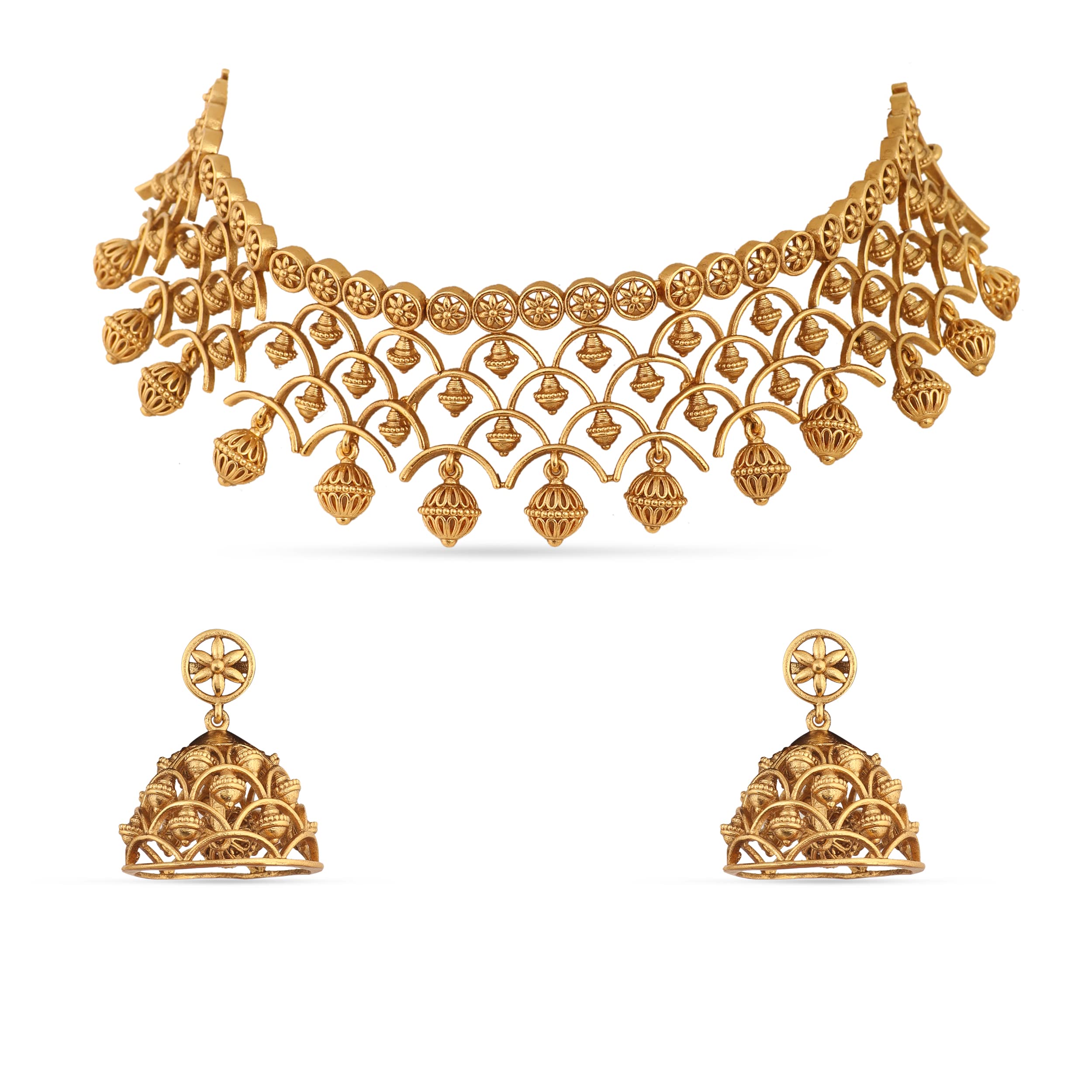 See full amazon price history chart for TARINIKA Antique Gold Plated Kumud Choker with Geometric filigree Design - Jewelry Set for Women Perfect for Ethnic occasions | Traditional Jewellery For Women | 1 Year Warranty* TARINIKA Antique Gold Plated Kumud Choker with Geometric filigree Design - Jewelry Set for Women Perfect for Ethnic occasions | Traditional Jewellery For Women | 1 Year Warranty* (B0CCNMS357) Amazon Price History, Amazon Price Tracker