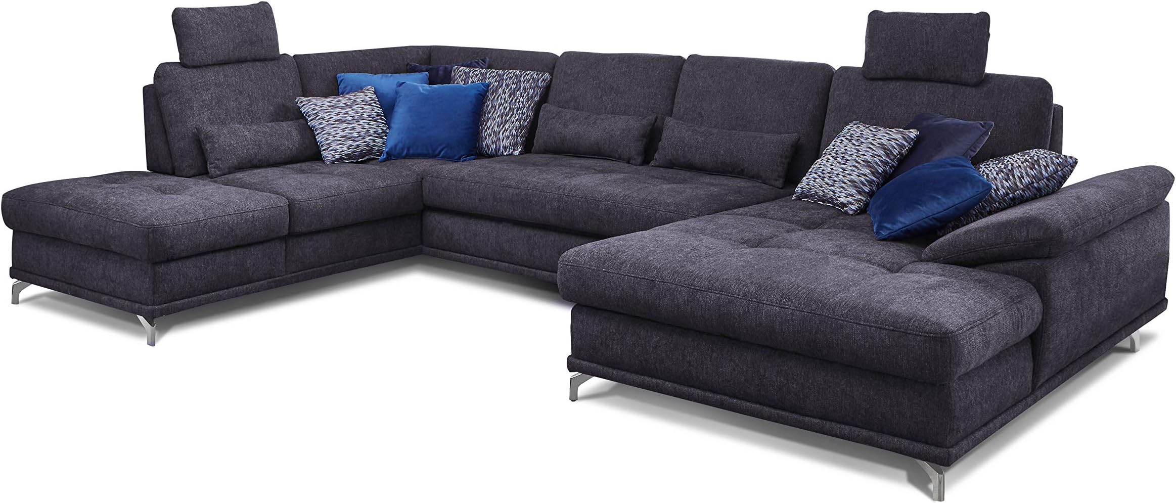 Elegantes Big Sofa Mit Schlaffunktion Und Federkern Bilder