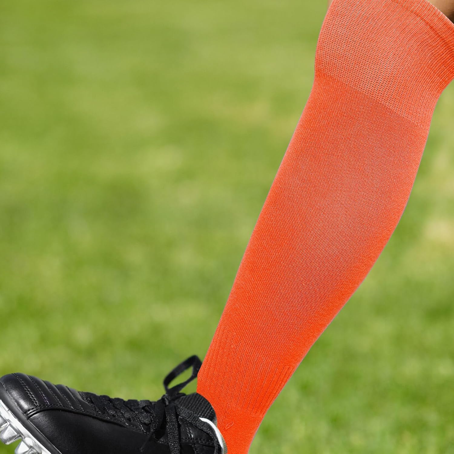 Toddmomy High Football Socks, 2 Pairs over The Knee Baseball Socks Softball Athletic Sports Tube Stockings Dry Fast Socks
