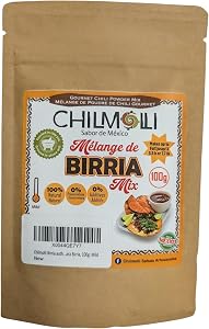 Chilmolli Birria authentic 100% Mexican mild mix/melange/mezcla gourmet chilli powder 100g. Imported by a Canadian company
