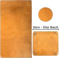 Vista 4 de Almohadilla de escritorio de cuero - Grano completo (32x16) - Almohadilla de escritorio de cuero para cubrir y proteger - Gran almohadilla de mesa