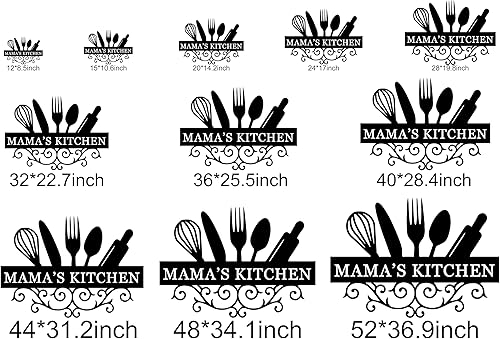 Miniatura 7 de Letrero de nombre de cocina personalizado, letrero de cocina familiar, decoración de pared de cocina, letrero de metal con nombre de familia, regalo