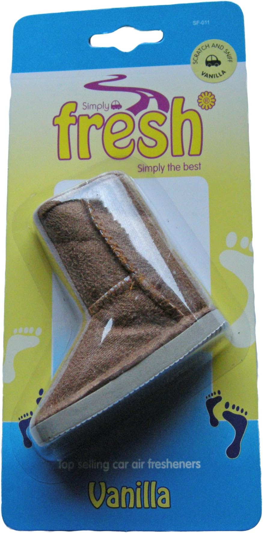 VANILLA fragranced UGG BOOT Hanging Air Freshener