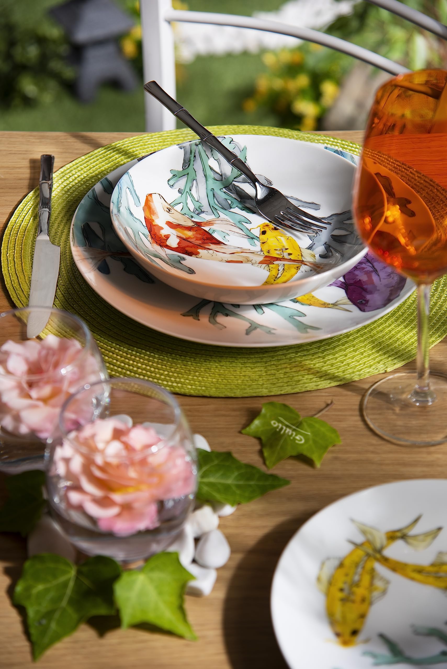 Excelsa Servicio de mesa de 18 piezas Hokkaido, cerámica