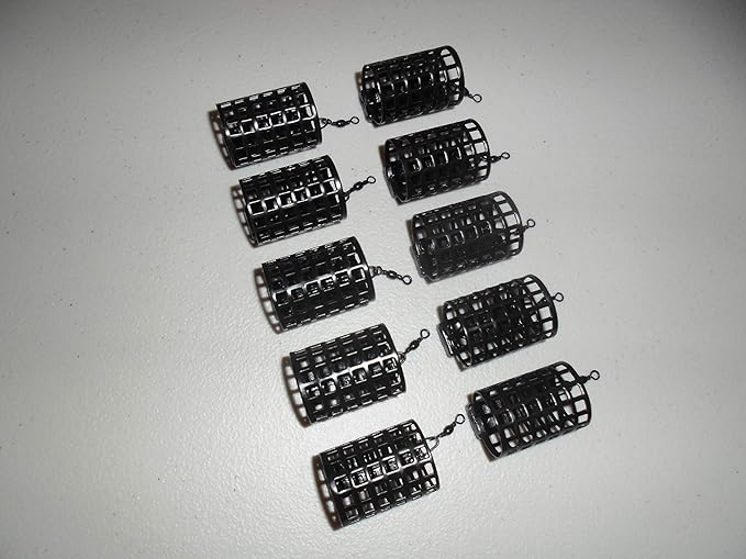 10 x Round Metal Cage Feeders 40 grams. Carp/Coarse fishing. Swim
