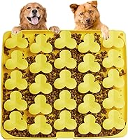 Vista 8 de Puzzle Feeder Tapete de olfateo para perros, tapete para lamer perros para comer más lento, juguetes de rompecabezas para perros de razas grandes