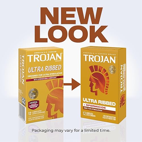 Miniatura 2 de TROJAN Estimulations - Condones espermicidas ultra acanalados 12 unidades