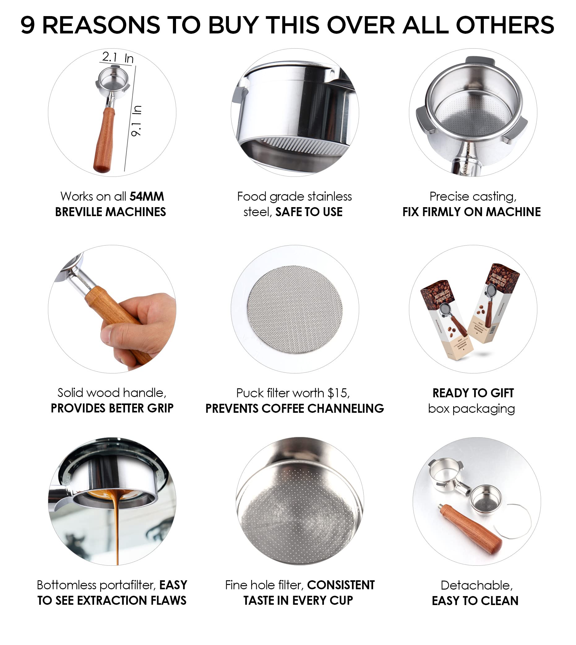 Portafilter 54mm kopen | Voor thuisbarista's
