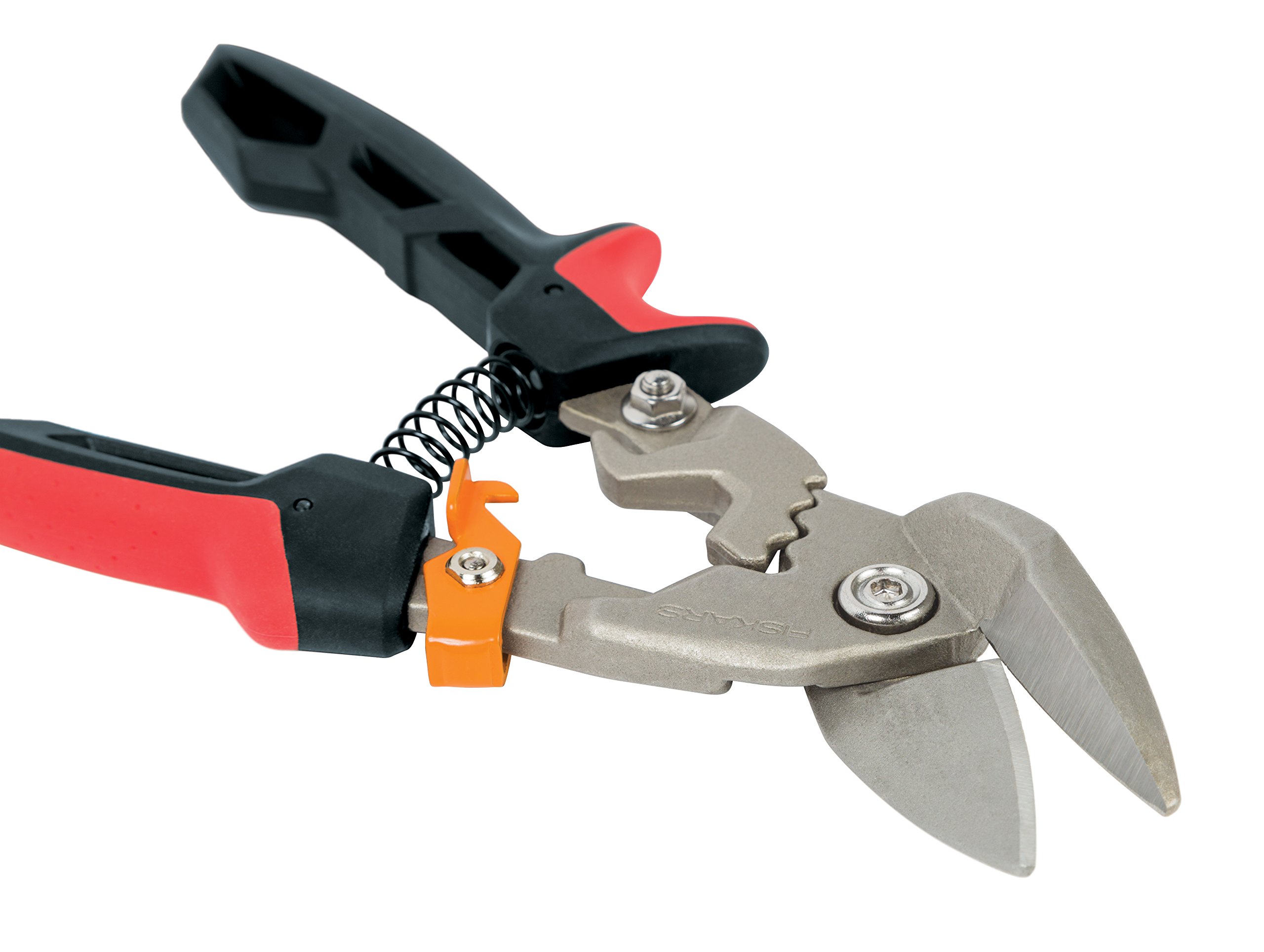 Fiskars PowerGear Aviation Snips (Offset Left Cut), Silver - Image 3