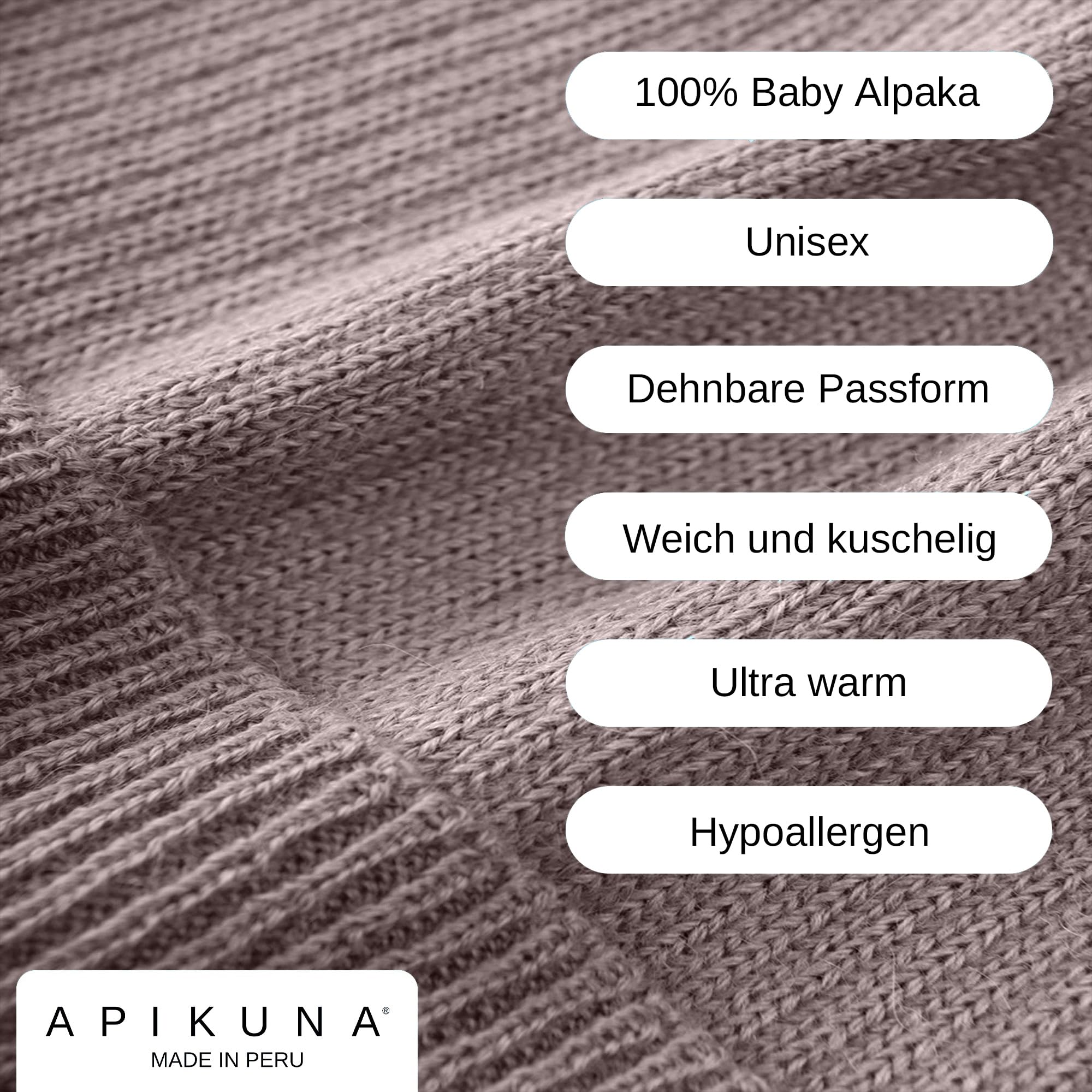 Alpaka czapka wełniana ze 100% najdelikatniejszej wełny z alpaki dla kobiet i mężczyzn – ciepła, miękka i oddychająca, na jesień i zimę