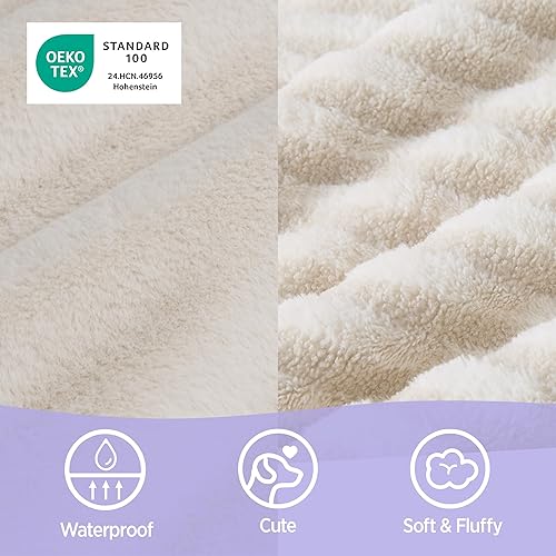 Miniatura 3 de LE SURE Lindas camas para perros extra grandes, ortopédica impermeable XL para mascotas con lados, antideslizante y con espuma para huevos, sofá