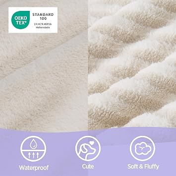 LE SURE Cute Dog Beds for Extra Large Dogs, Orthopedic Waterproof XL Pet Bed with Sides, High Back Non-Slip and Egg-Crate Foam Big Dog Couch Sofa with Washable Removable Cover, Beige