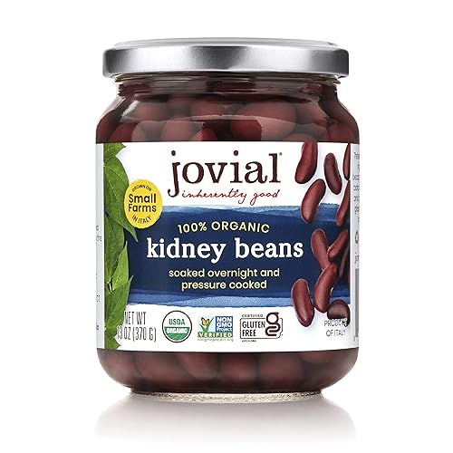 Jovial Riñones Certificado orgánico USDA Sin OMG Sin gluten Alto contenido en proteĂnas y fibra Top 8 libre de alĂ©rgenos Sin BPA Cocinado a Jovial Riñones Certificado orgánico USDA Sin OMG Sin gluten Alto contenido en proteĂnas y fibra Top 8 libre de alĂ©rgenos Sin BPA Cocinado a