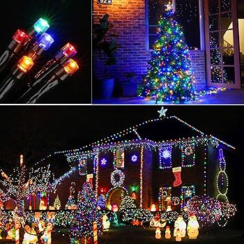 LYHOPE 98.4ft 300 LED Christmas Lights with 30V Power Supply