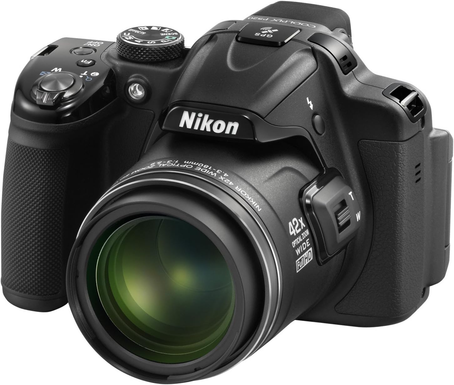 nikon coolpix p520 18 1 mp cmos digital camera with 42x zoom lens and full hd 1080p video black old model