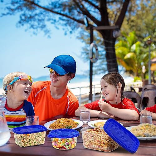 Miniatura 5 de 54 recipientes de almacenamiento de alimentos con tapas, aptos para refrigerador, congelador y microondas, sin BPA, resistentes a las manchas Chef