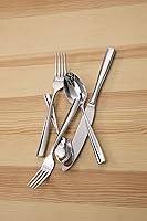 Vista 2 de Fortessa Lucca - Cubiertos de acero inoxidable 18/10, juego de 20 piezas, servicio para 4