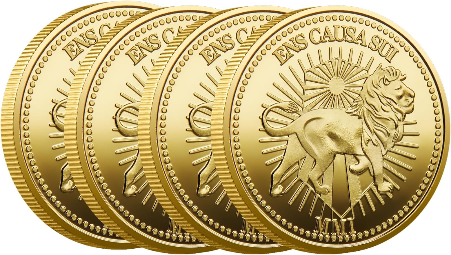 John Wick Continental Coin โ 40MM Metal Souvenir, Gold-Plated Movie Prop Collectible