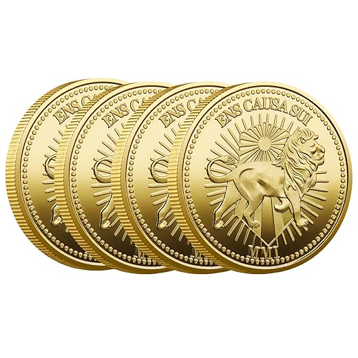 John Wick Continental Coin – 40MM Metal Souvenir, Gold-Plated Movie Prop Collectible