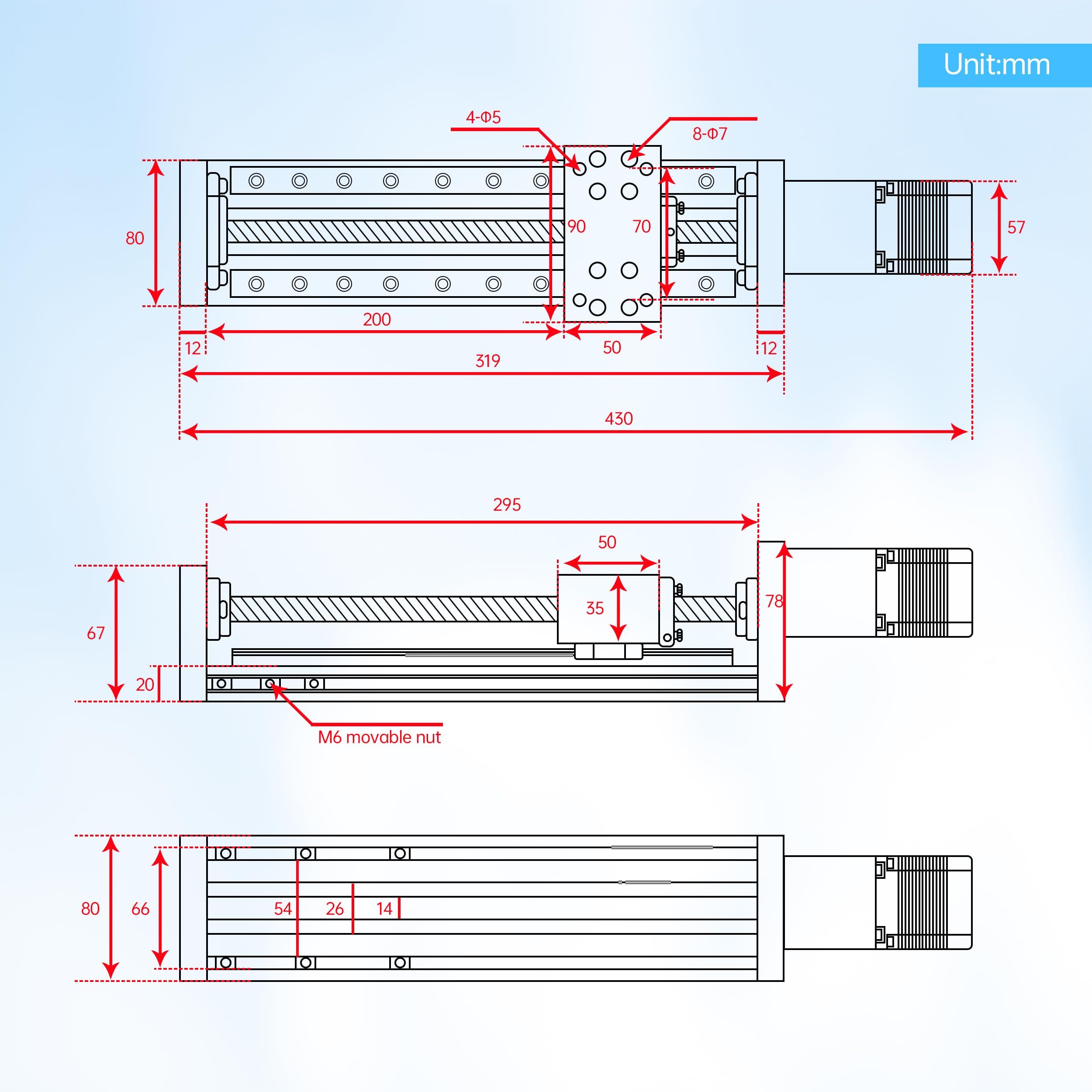 Siłownik liniowy CNC 200 mm, prowadnica liniowa osi X, Y, Y, Y, poprzeczna prowadnica liniowa stołu przesuwnego, śruba kulowa SFU1605 z silnikiem krokowym Nema23 do CNC (ZBX80, 200)
