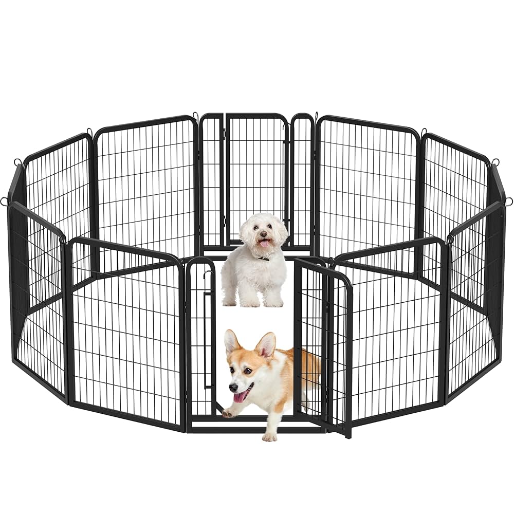 dogページ Amazon.com : Yaheetech Dog Playpen Outdoor, 32 inch 12