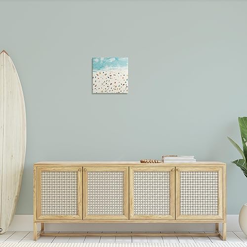 Miniatura 3 de Stupell Industries Diseño abstracto de la pared de la gente en la playa por Randy Hibberd