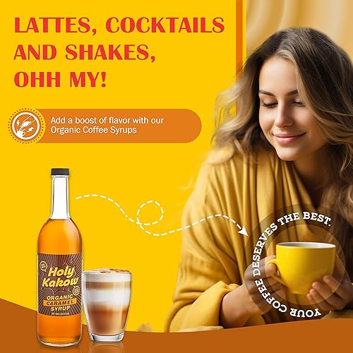 Vista 132 de Holy Kakow Cafe Organic Cardamomo Jarabe - Jarabe de cardamomo, jarabe de café, jarabe orgánico para café, jarabe de cardamomo para café, añadir al