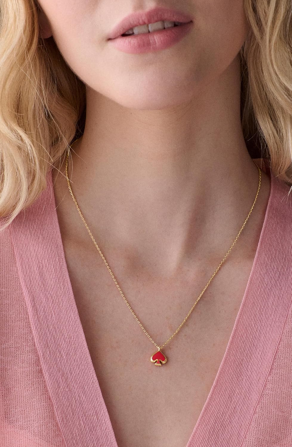 kate spade new york Everyday Spade Pave Mini Pendant