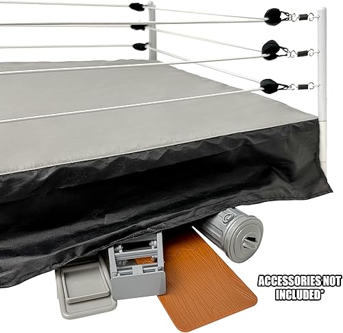 Miniatura 4 de Rising Stars of Wrestling Ring para figuras de acción de lucha libre