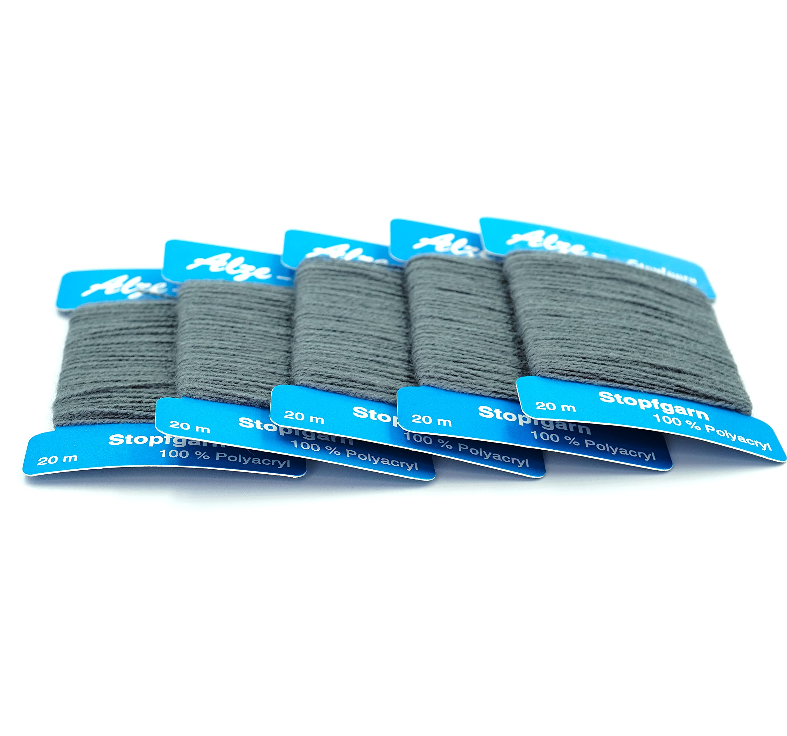 Trimz Darning Wool, Dark Grey, 20m
