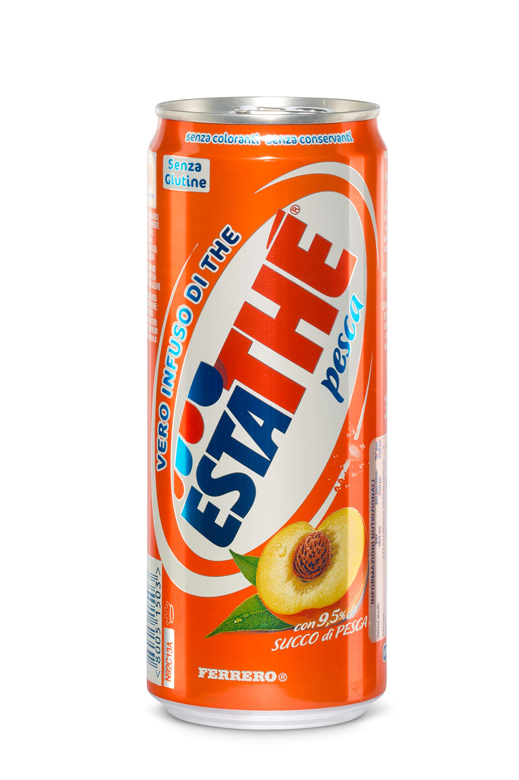 FERRERO LATA DE MELOCOTÓN DE VERANO 0.33LT PAQUETE DE 24 PIEZAS