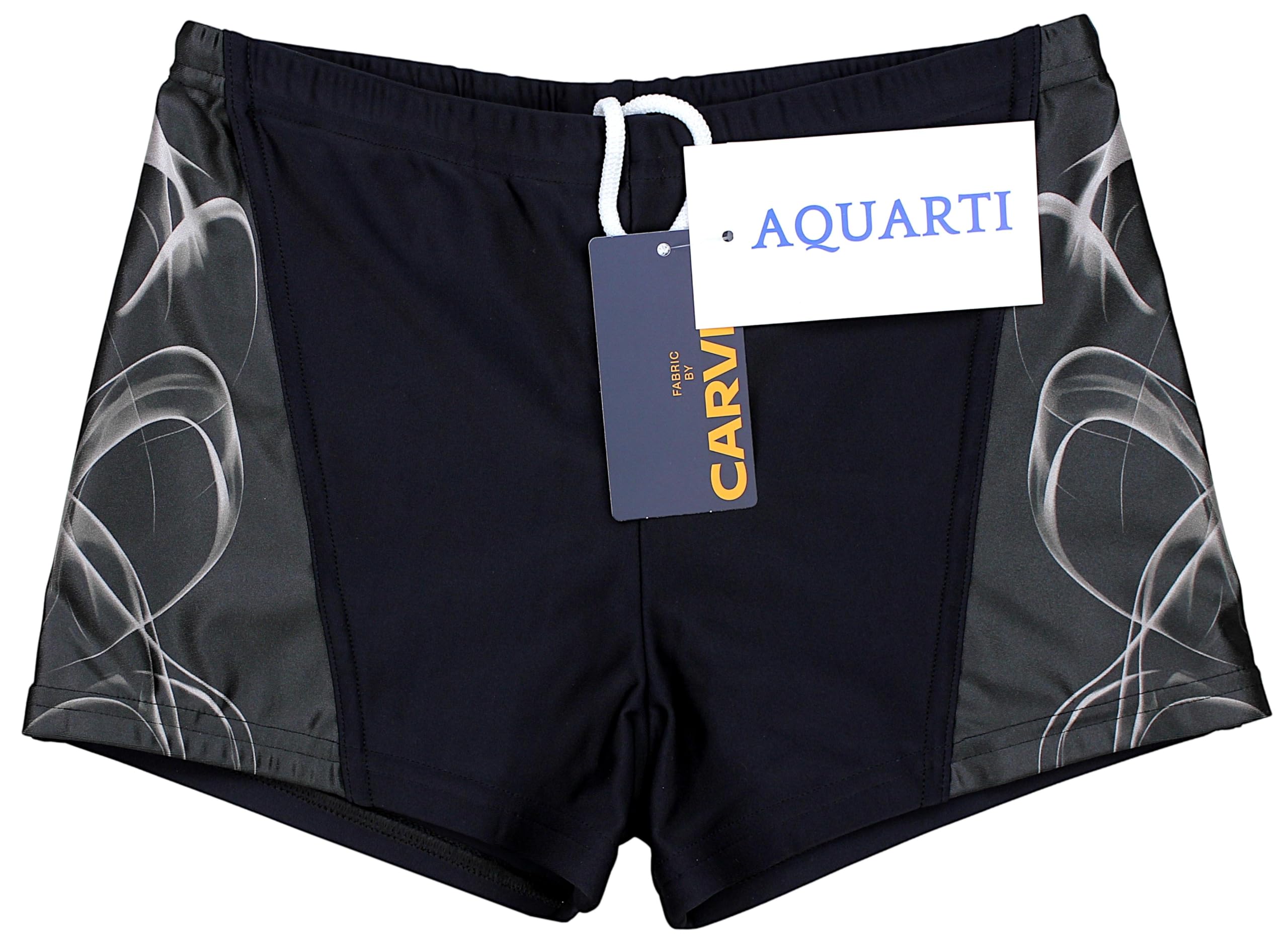 Aquarti Maillot de Bain avec Rayures Shorts de Natation pour Homme
