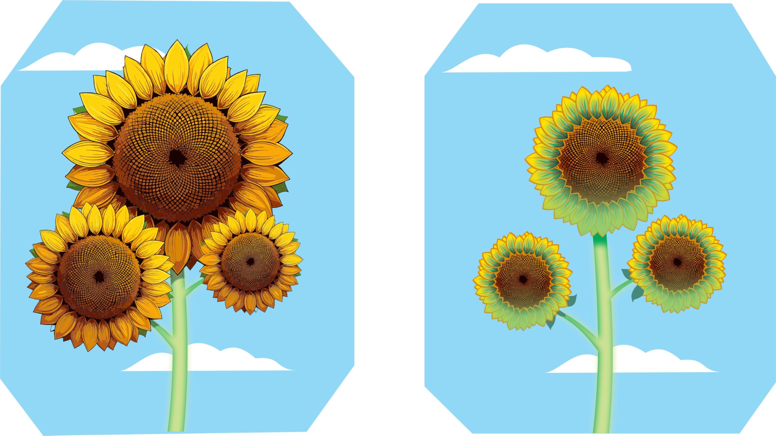 Blooming Sunflower Wood Wind Spinner - Made in USA