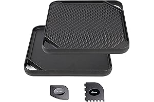Lodge Cast Iron Reversible Grill and Griddle Combo Pan