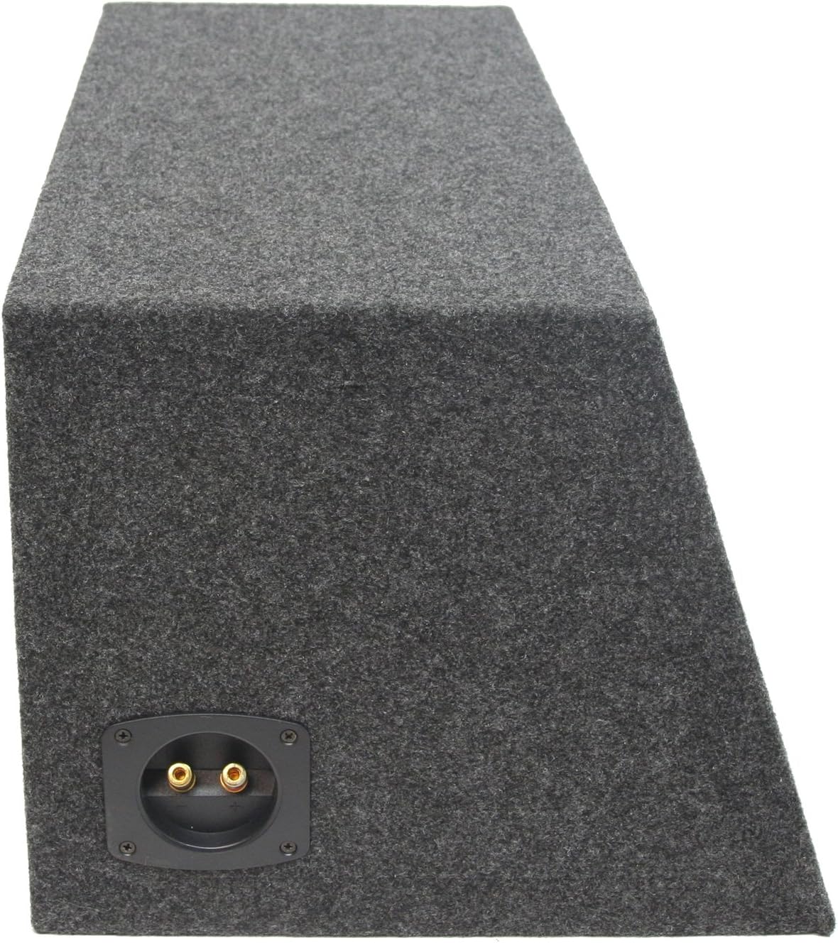 KICKER 43C154-N Bundle with Universal Car Stereo Hatchback Sealed Single 15" Comp C15 Sub Box Enclosure - Final 4 Ohm