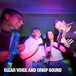 JBL EasySing Mics - Two Wireless AI-Powered Microphones with Real-time Vocal Removal - Black