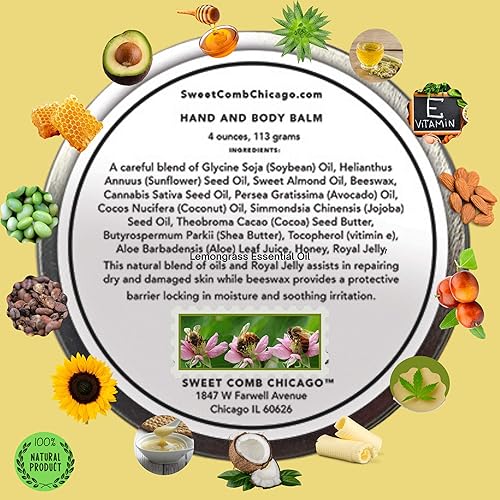 Miniatura 3 de Bálsamo de manos y cuerpo, protección hidratante para la piel para manos, pies y codos secos agrietados. Gran regalo para familiares y amigos