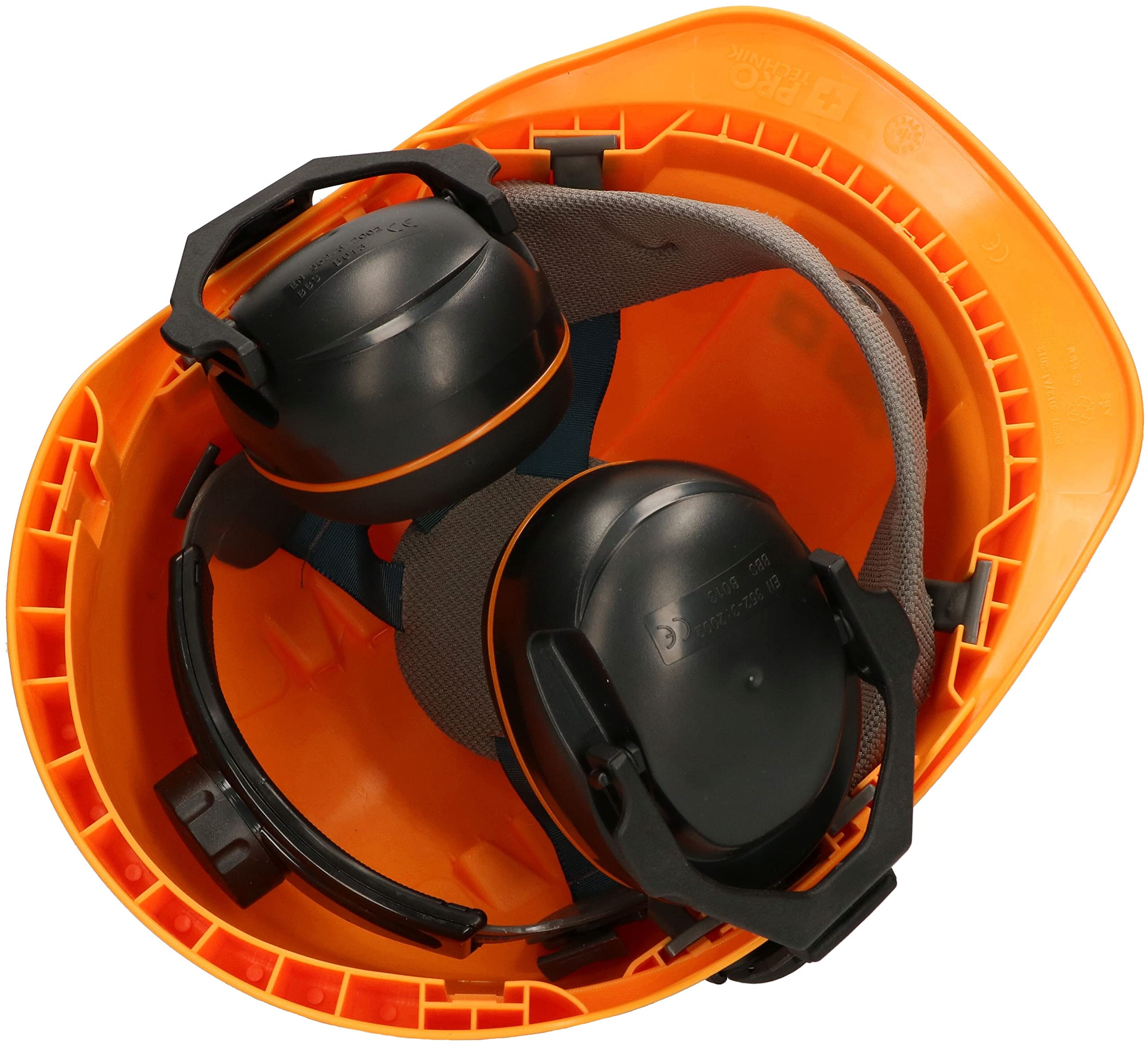 KOTARBAU® Casco de protección con Visera de Red, Protector Facial y Protector auditivo, Casco de Seguridad para construcción, Casco de Trabajo, protección Forestal, Casco Ajustable para Motosierra