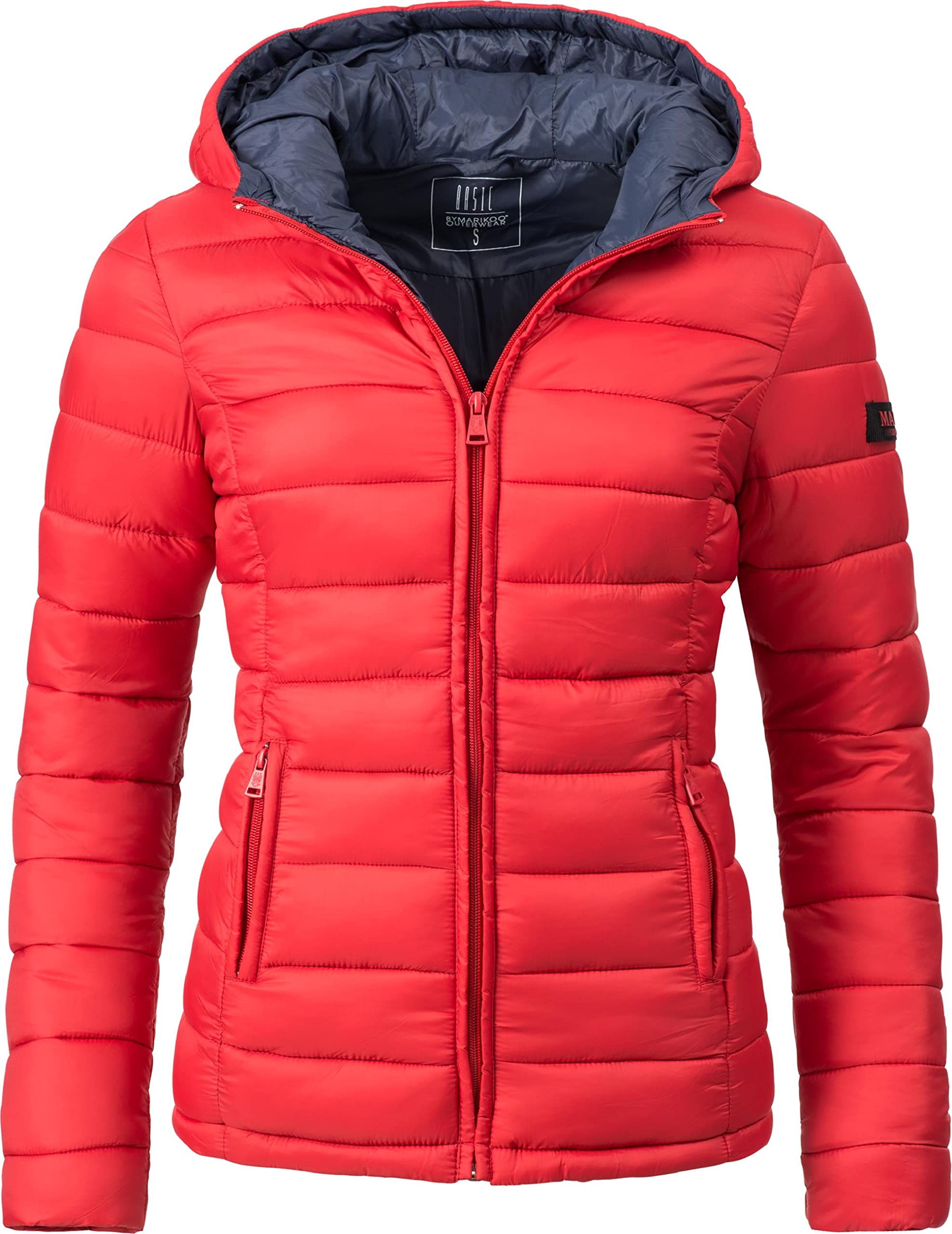 Marikoo Women's Red Lucy ’ Between-Seasons Puffer Jacket Xxl
