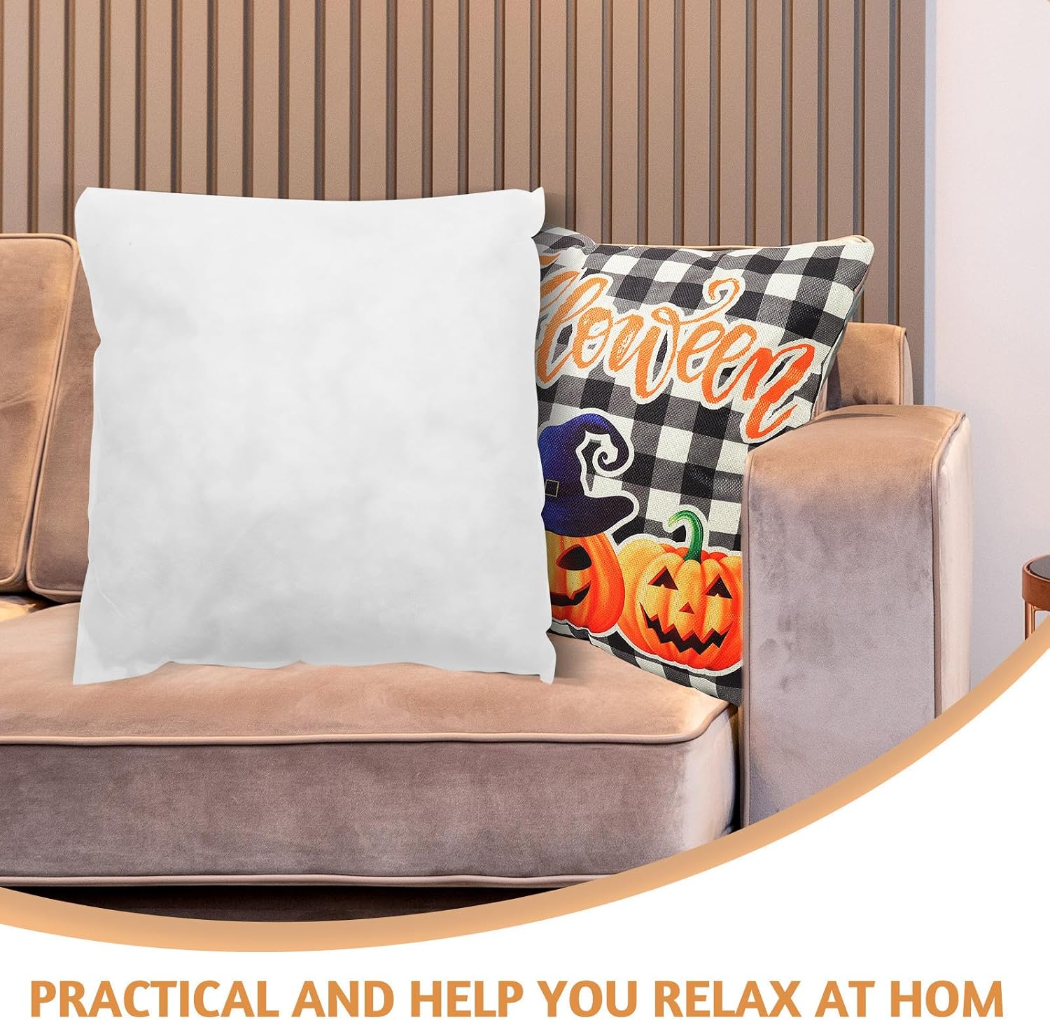 Square Pillow Insert - 17.8" X 17.8" Decorative Throw Pillow Stuffer for Couch Sofa Bed - Soft Down Alternative Cushion Sham Stuffer for Living Room Bedroom