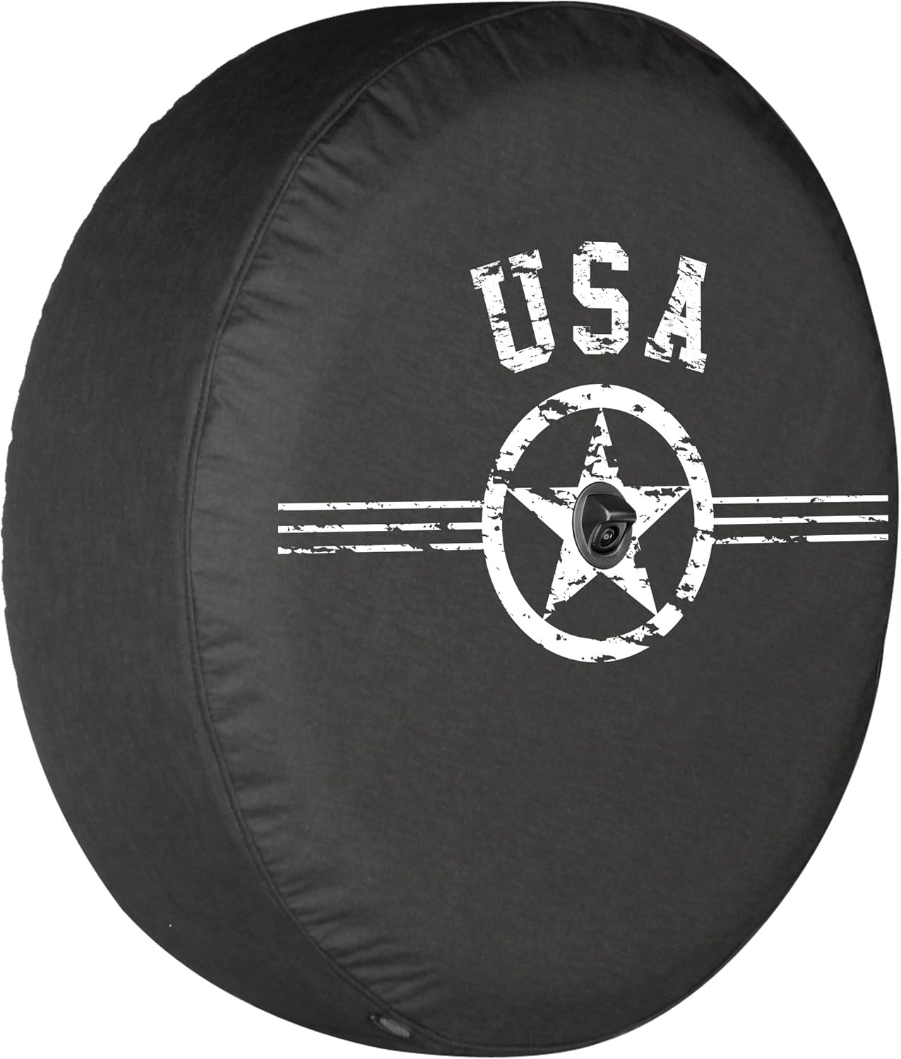 Boomerang - USA Air Force Star - 33" Soft JL Tire Cover for Jeep Wrangler JL (with Back-up Camera) - Rubicon (2018-2024)