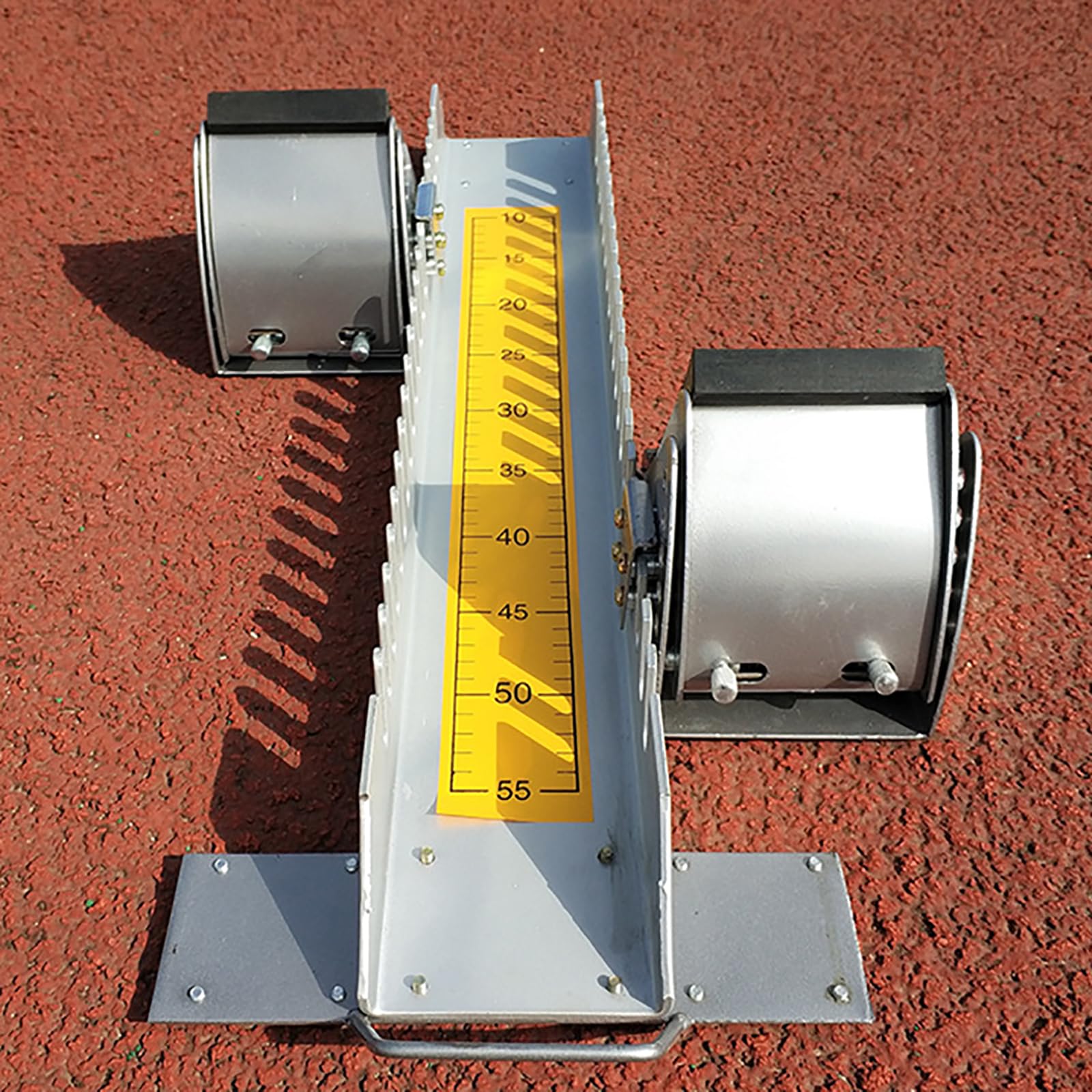 Adjustable Aluminum Starting Blocks For Track & Field - 6 Angle Positions For Sprint Training